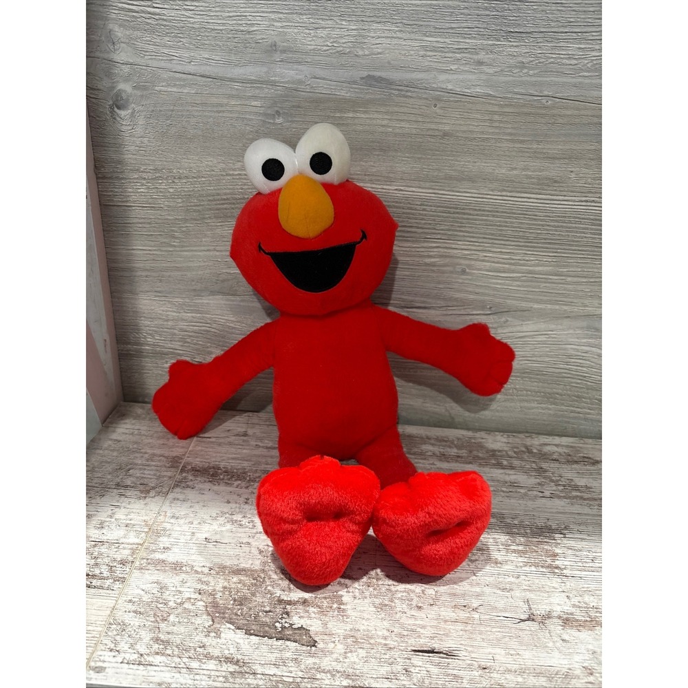 Sesame‎ Street Elmo Plush Stuffed Animal Red Just Play 2023 12 Inch Toy